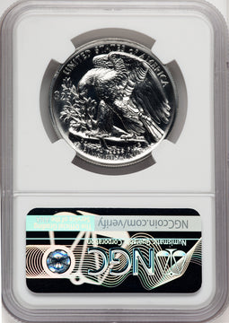2017-W Palladium Eagle 1 oz PL FDI Kenneth Bressett Red Book NGC MS70