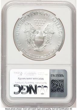 2014-W Burnished Silver Eagle 1 oz Jeff Garrett Red Book NGC MS70 2014-W Burnished Silver Eagle 1 oz Jeff Garrett Red Book NGC MS70
