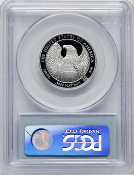 2007-W Proof Platinum Eagle 1/2 oz Blue Label PCGS PR70