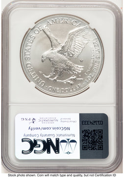 2023-W Burnished Silver Eagle 1 oz Jeff Garrett Red Book NGC MS70 2023-W Burnished Silver Eagle 1 oz Jeff Garrett Red Book NGC MS70