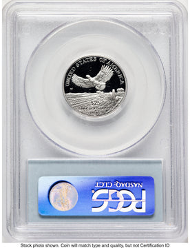 2000-W Proof Platinum Eagle 1/4 oz Blue Label PCGS PR70