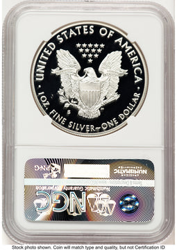 2017-S Proof Silver Eagle Congratulations Set 1 oz FR 225th Anniversary Label NGC PF70