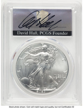 2023 Silver Eagle FS David Hall PCGS MS70