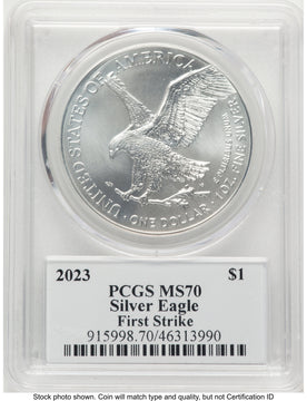 2023 Silver Eagle FS David Hall PCGS MS70