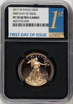 2017-W Gold American Eagle 4-Coin Set NGC PF70