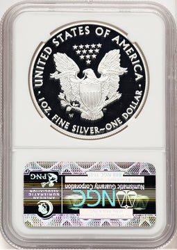 2013-W Proof Silver Eagle 1 oz ER West Point Star Label NGC PF70