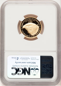 2024-W Proof Gold Eagle 1/4 oz Brown Label NGC PF70