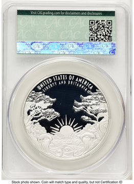 2024-P Proof Silver Medal Liberty & Britannia 1 oz First Delivery Magnum Opus CACG PR70