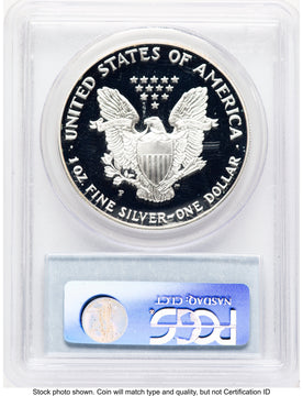 1993-P Proof Silver Eagle 1 oz Blue Label PCGS PR70 1993-P Proof Silver Eagle 1 oz Blue Label PCGS PR70