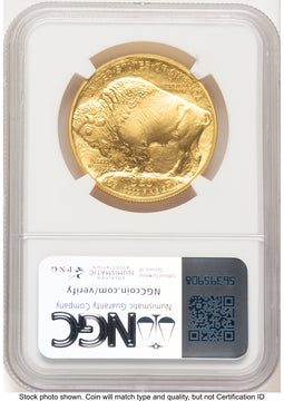 2008-W Burnished Gold Buffalo 1 oz 1.00 oz Red Book NGC MS70