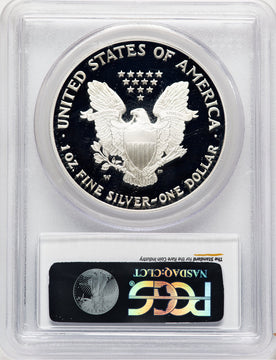 2003-W Proof Silver Eagle 1 oz Blue Gradient PCGS PR70