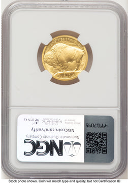 2008-W Burnished Gold Buffalo 1/4 oz Jeff Garrett Red Book NGC MS70