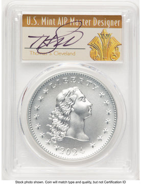 2024-(P) Silver 230th Anniversary Flowing Hair Medal AR Thomas Cleveland PCGS MS70