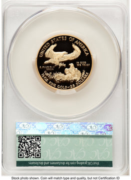 2020-W Proof Gold Eagle 1/2 oz Non Designation CACG PR70