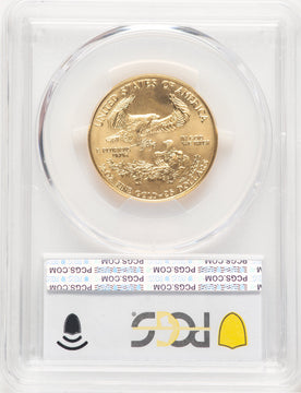 1987 Gold Eagle 1/2 oz Blue Gradient PCGS MS69