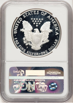 1986-S Proof Silver Eagle 1 oz Brown Label NGC PF70
