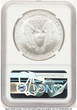 1995 Silver Eagle John NGC MS70 Mercanti