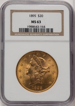 1895 $20 Liberty Double Eagle NGC MS63