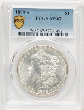 1878-S Morgan Dollar PCGS MS67 (773670001)