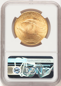 1925 $20 Saint-Gaudens Double Eagle NGC MS66+ (774022008)