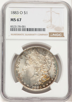 1883-O Morgan Dollar NGC MS67 (774262016)