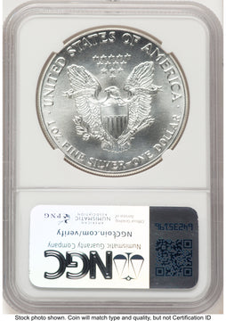1986 Silver Eagle John NGC MS70 Mercanti 1986 Silver Eagle John NGC MS70 Mercanti