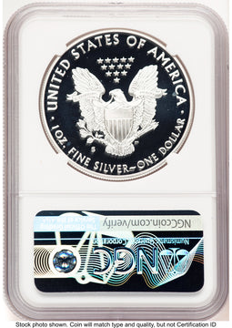 2020-S Proof Silver Eagle 1 oz FDI John Reagan Bust Art NGC PF70 Mercanti (775381041)