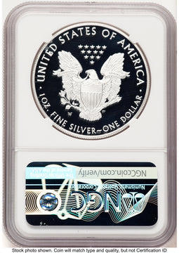 2021-W TY1 Proof Silver Eagle 1 oz ER John NGC PF70 Mercanti
