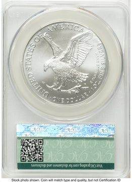 2024 Silver Eagle First Delivery CACG MS70