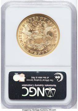 1869-S $20 Liberty Double Eagle NGC MS62