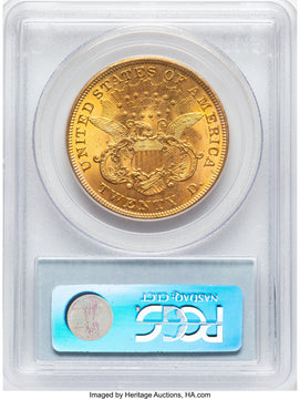 1874 $20 Liberty Double Eagle PCGS MS64