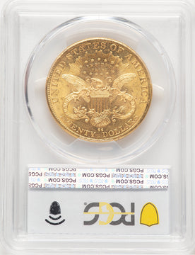 1892-CC $20 Liberty Double Eagle PCGS MS62+