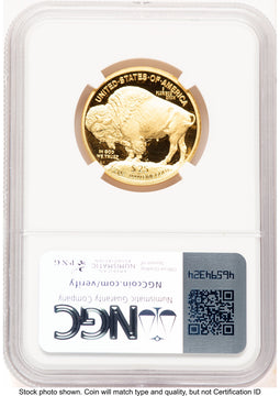 2008-W Proof Gold Buffalo 1/2 oz Brown Label NGC PF70 (776174032)