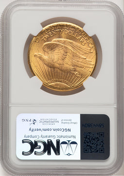1924-S $20 Saint-Gaudens Double Eagle NGC MS64 (776350012)