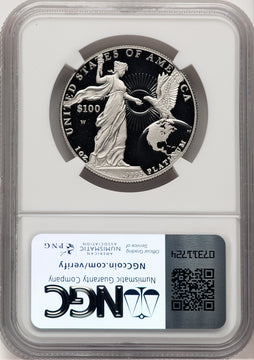 2015-W Proof Platinum Eagle 1 oz Brown Label NGC PF70