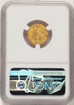 1908 $2.50 Indian Quarter Eagle NGC MS64 (776661076)