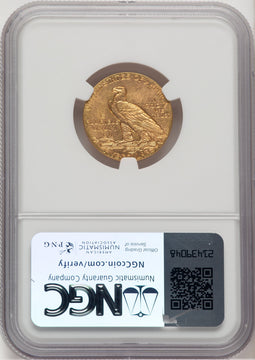 1915 $5 Indian Half Eagle NGC MS65 (776662004)