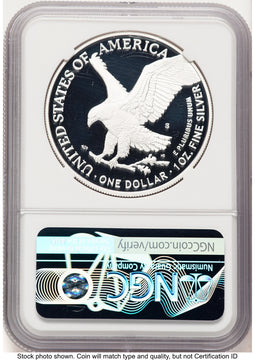 2022-S Proof Silver Eagle 1 oz 2022 Chicago ANA Releases Mike Castle NGC PF70