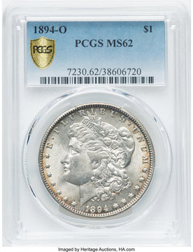1894-O Morgan Dollar PCGS MS62 (777056001)