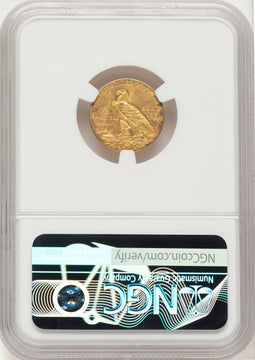 1911 $2.50 Indian Quarter Eagle NGC MS62 1911 $2.50 Indian Quarter Eagle NGC MS62