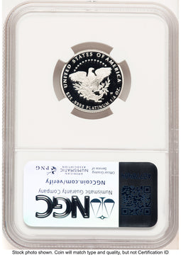 2005-W Proof Platinum Eagle 1/4 oz Brown Label NGC PF70 (777173008)