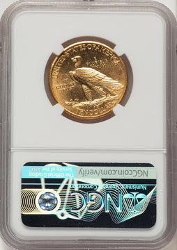 1911-D $10 Indian Eagle NGC MS62