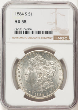 1884-S Morgan Dollar NGC AU58 (777194126)