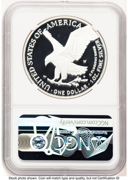 2023-W Proof Silver Eagle 1 oz AR Michael Gaudioso NGC PF70