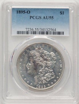 1895-O Morgan Dollar PCGS AU55