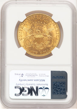 1907-D $20 Liberty Double Eagle NGC MS64+ (777426002)