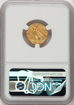 1910 $2.50 Indian Quarter Eagle NGC MS64