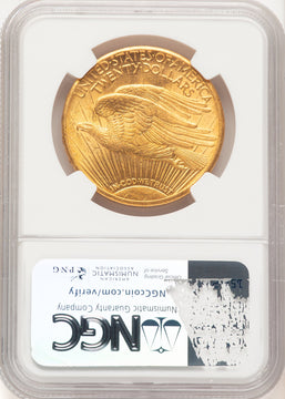 1908-S $20 Saint-Gaudens Double Eagle NGC MS63