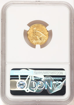 1908 $2.50 Indian Quarter Eagle NGC MS63 (777429084)