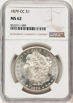 1879-CC Morgan Dollar NGC MS62 (777445003)